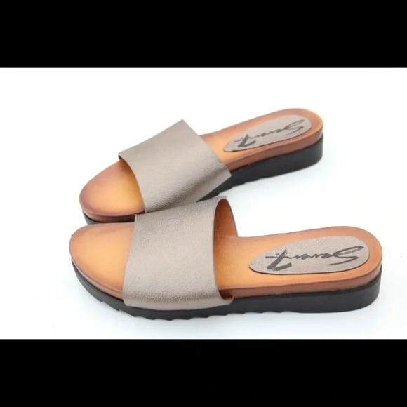 NWOT 7 for all man kind slide sandals - Picture 5 of 8